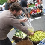 Dan at the farmers market